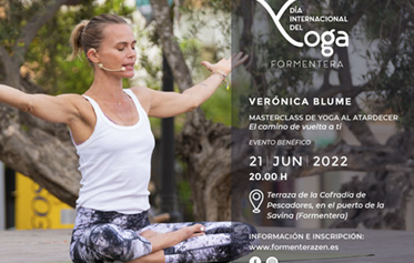 Masterclass de yoga con Verónica Blume en Formentera